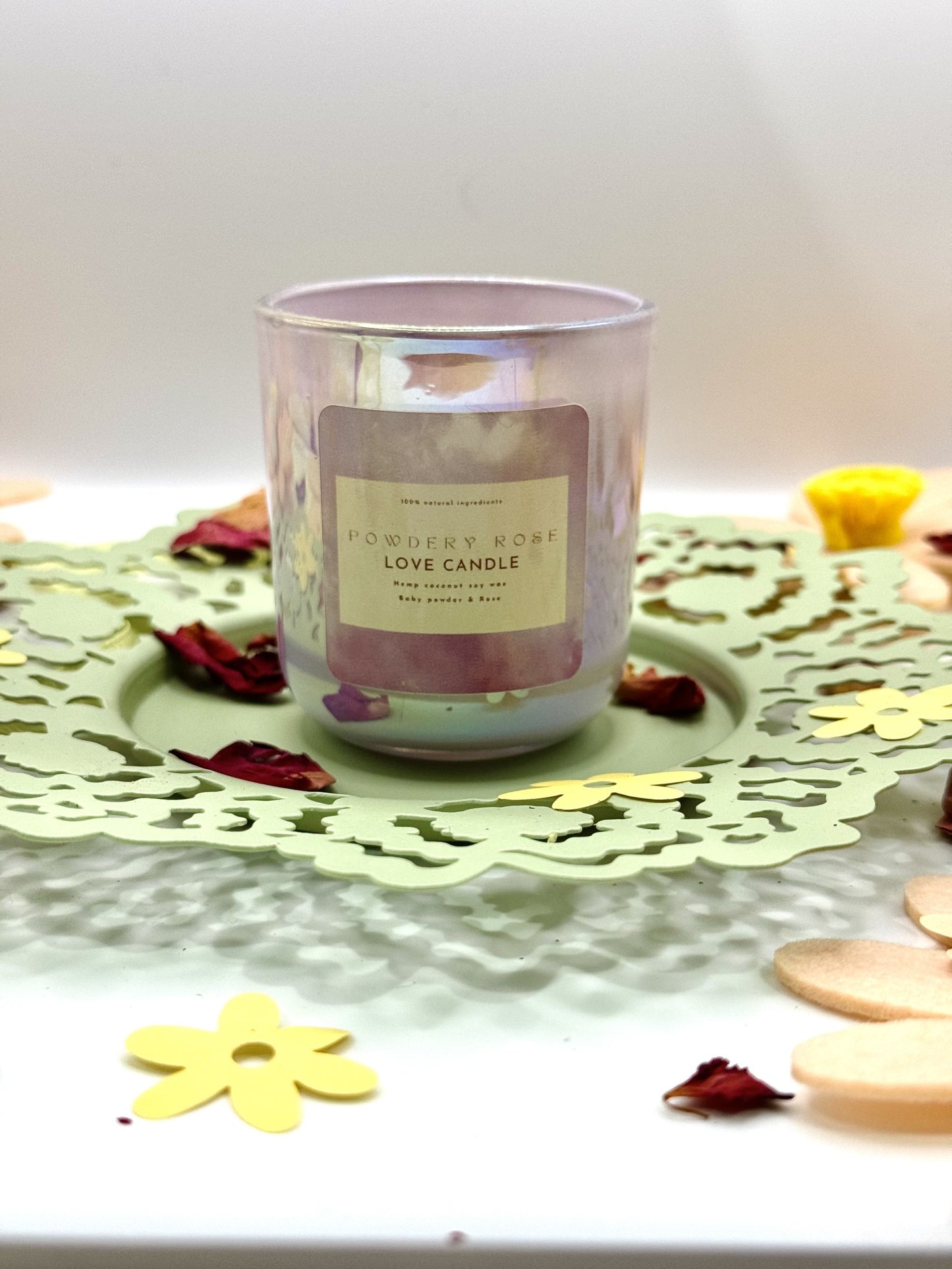 Powdery Rose - Love candle